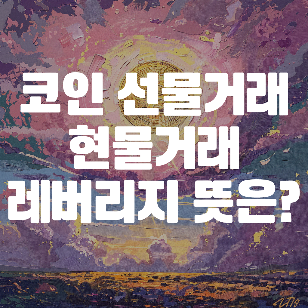 가상화폐 코인 선물거래, 현물거래 뜻은? (feat. 레버리지 뜻) 1