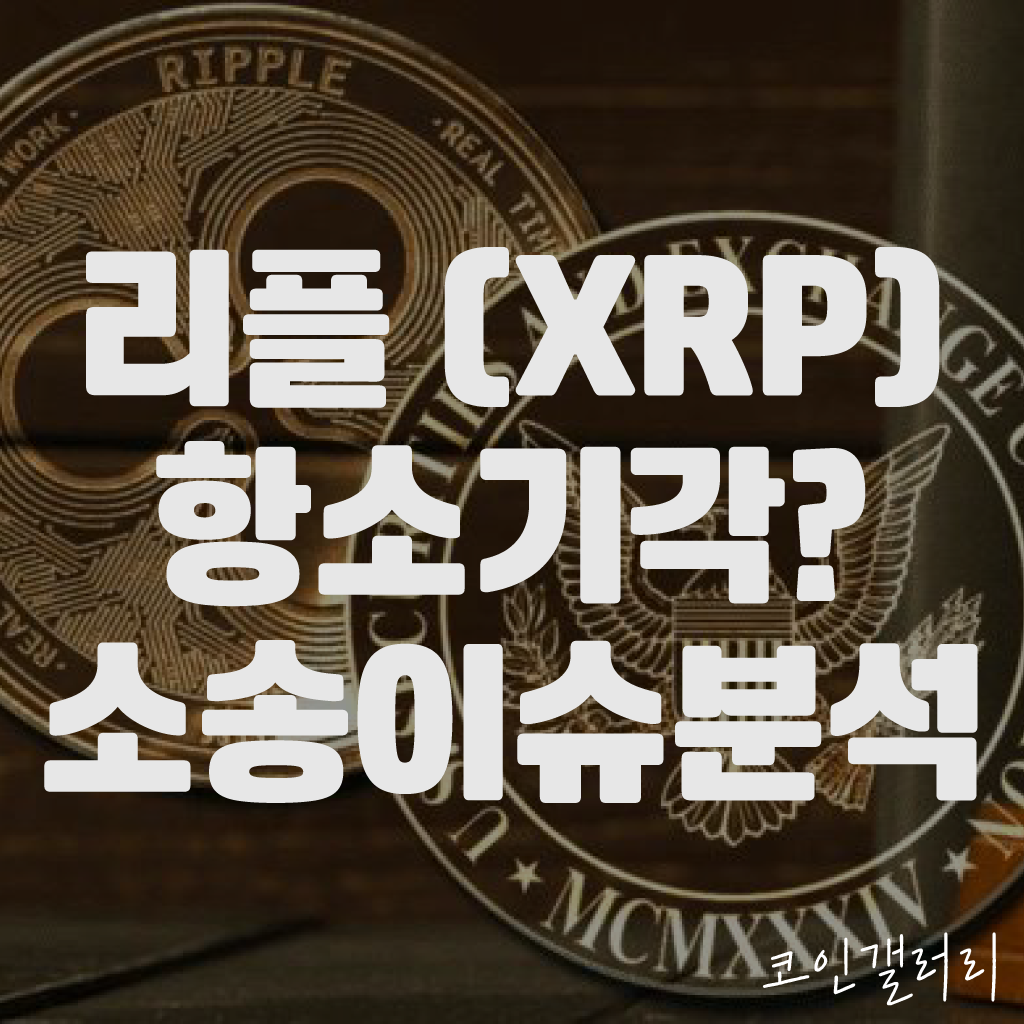 XRP 리플 항소 기각 이슈, 앞으로의 전망은? 1